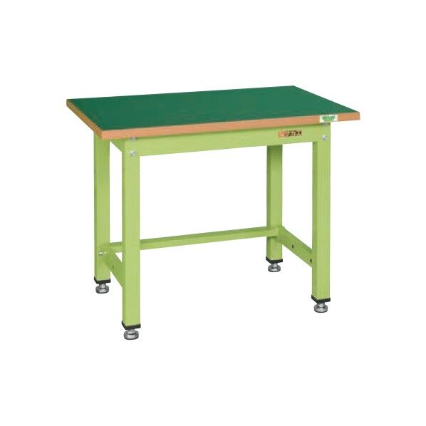 中量作業台 KVタイプ サカエグリーン 1200×750×740mm KV-493FEN 1台