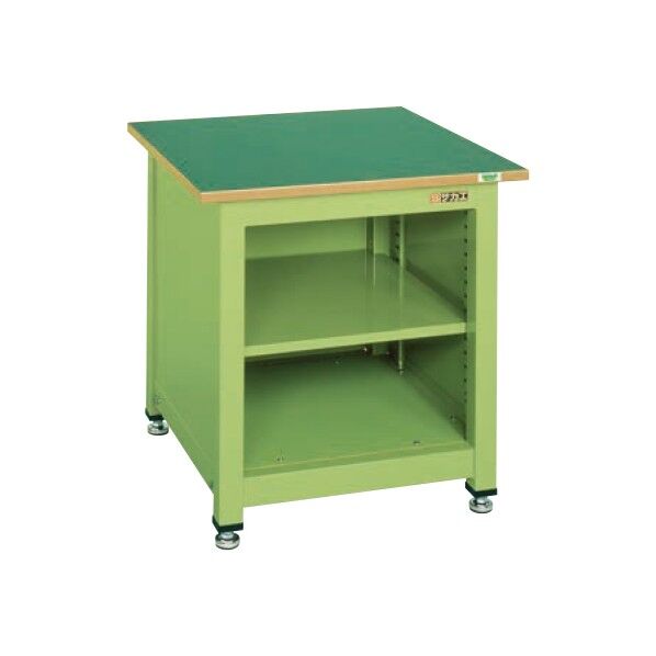 一人用作業台 中量固定式 中棚付