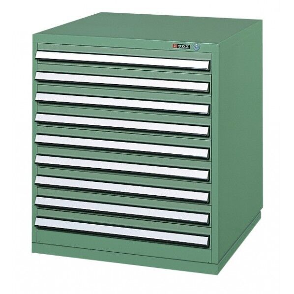 重量工具キャビネット グリーン 750×720×860mm KC-701 1台