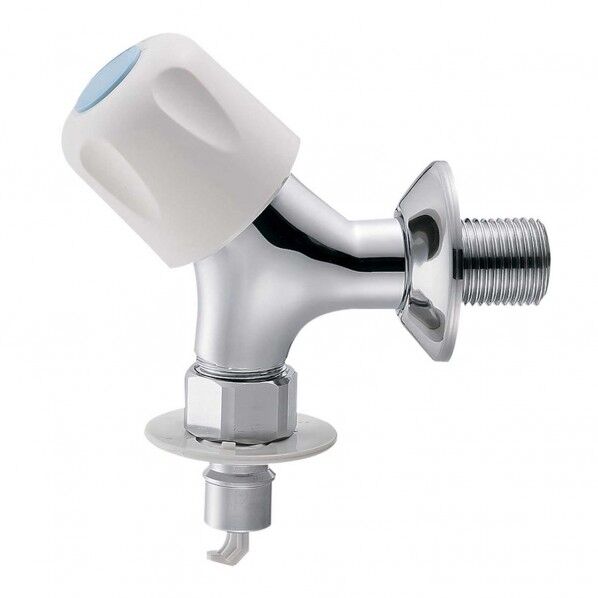 洗濯機用送り座水栓 オートストッパー付き JY1431CTV-1-13 1点