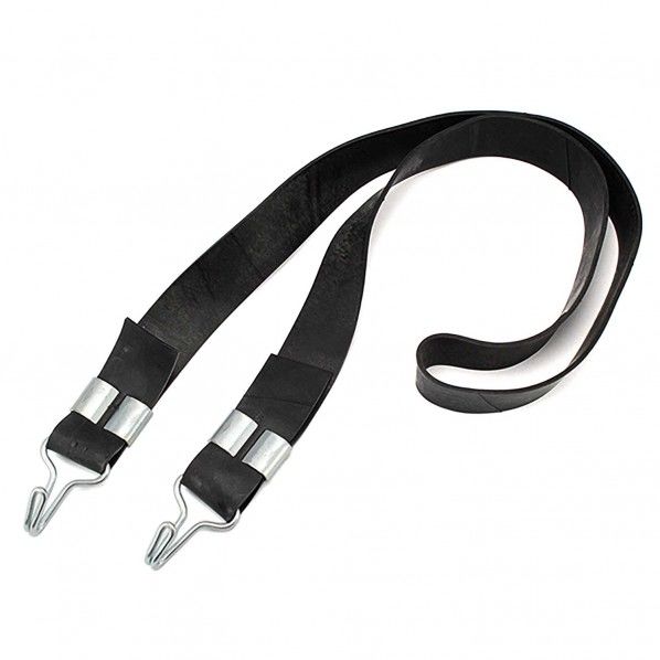 ホロ用ゴムバンド 両端フック付 長さ:1m幅:30mm HR-966 1個