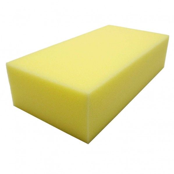 ウレタンスポンジ 黄 50mmX100mmX200mm 1個