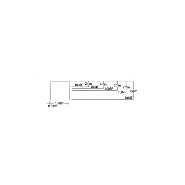 F 線ステープル 1004F MS92225 4800pcs