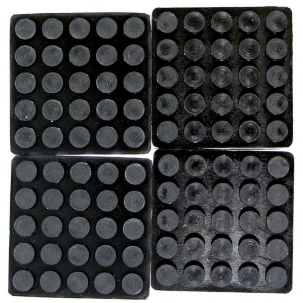 OAインシュレーター 厚み17mm✕幅50mm✕高さ50mm THI-500 4個