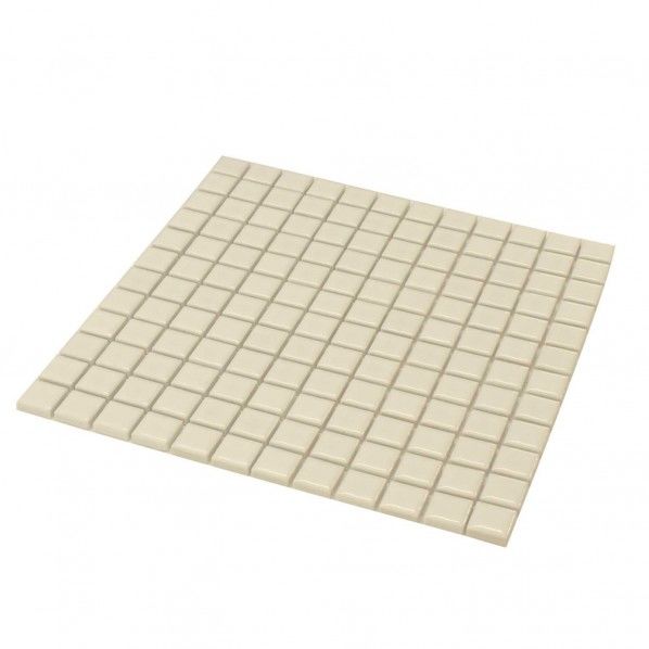 モザイクタイルシート 裏ネット張り ホワイト 22.5角300×300mm 8655100 10枚