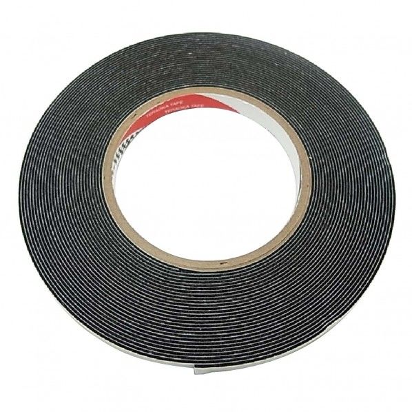 ハイスピード 強力両面テープ 厚手 No.7811 黒 テープ厚1.2mmX幅10mmX長さ10m No.7811 1巻