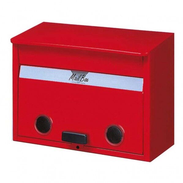 郵便ポスト レッド 全幅348mm✕全高255mm✕全奥行170mm 40526300 1個