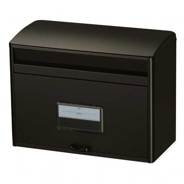 大型ポスト ブラック 全幅430mm✕全高330mm✕全奥行230mm 3956100 1個