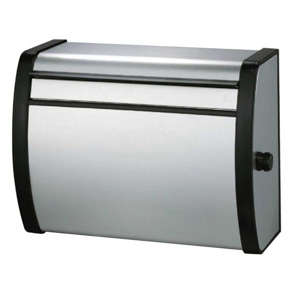 ダイヤル錠付き大型ステンレスポスト右開き扉タイプ 全幅470mm✕全高350mm✕全奥行195mm 3628000 1個