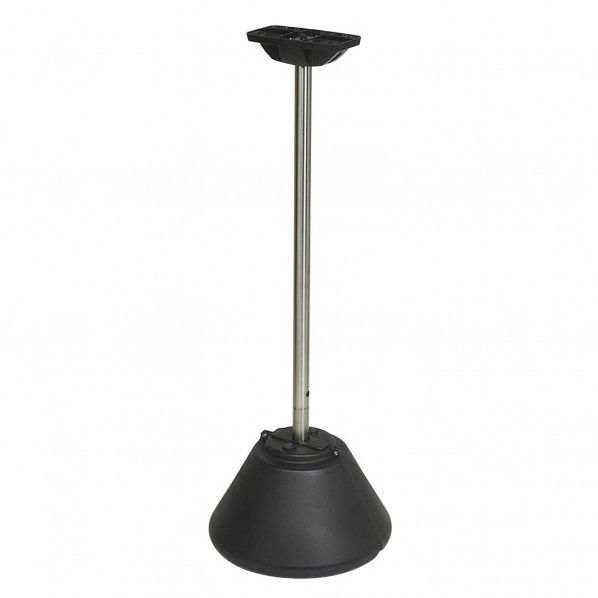 自立式スタンドポールシングル ポール38φmm・長さ1135mm・台座229×127×63.5mm・ベース底面410mm・ベース高さ230mm MFJ-38S 1本