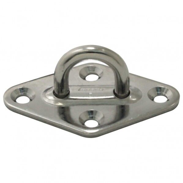 ステン菱形プレート D5mm✕H12mm✕A37mm✕B59mm✕W14mm 15-131 1個