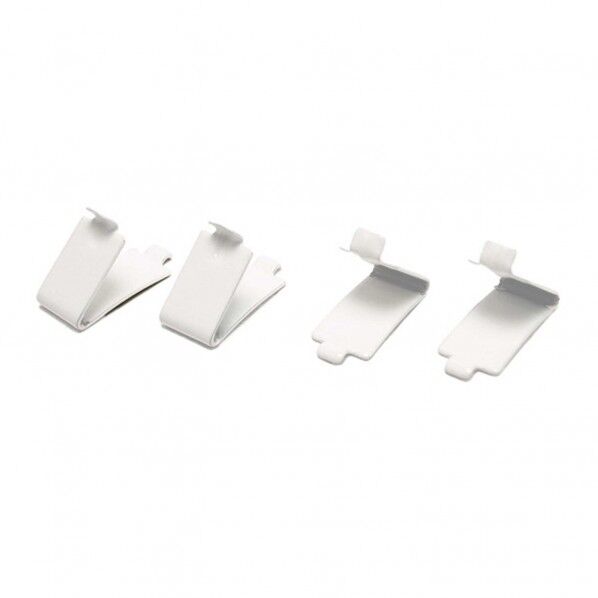 ステンレス棚受V型 白 WKT-211W 4個