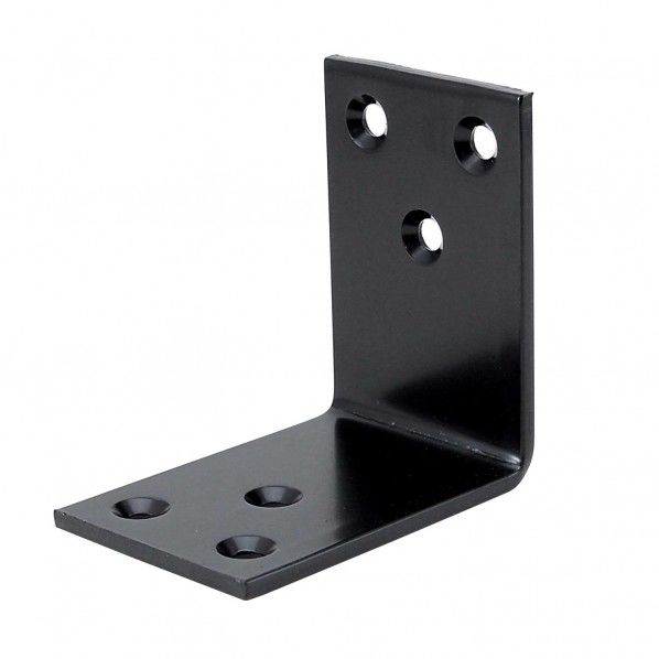 巾広アングル60 (箱売) クロ 3.2×60×60×40(mm) YS-112C 30枚入