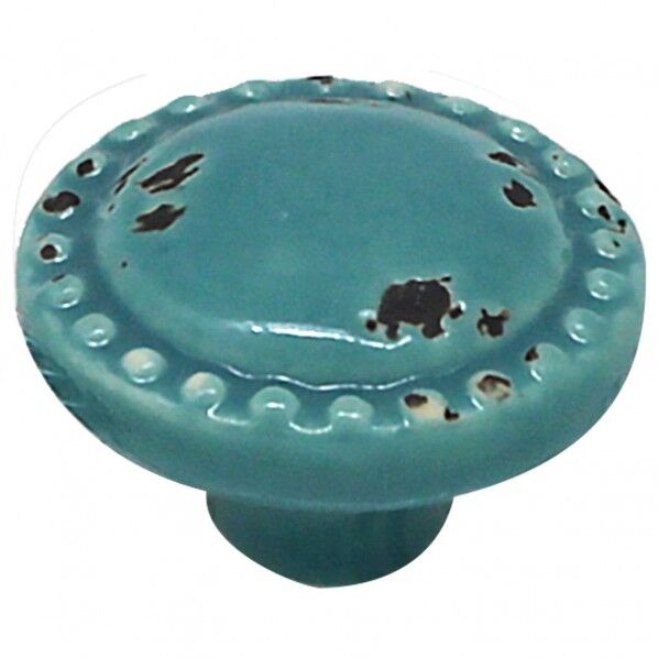 セラミックつまみ スカイブルー W39XD27(mm) IK-164 1個