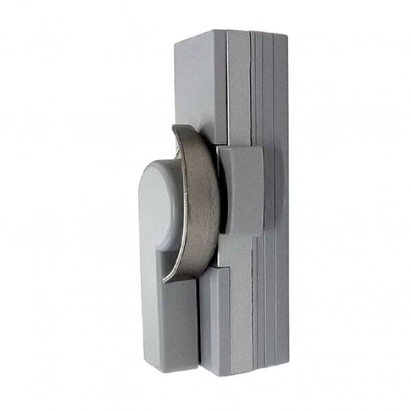 YKKAP製取替用汎用クレセント シルバー カマ引き寄せ幅16.5~23mm✕全体高さ20~30mm IL-031 1個