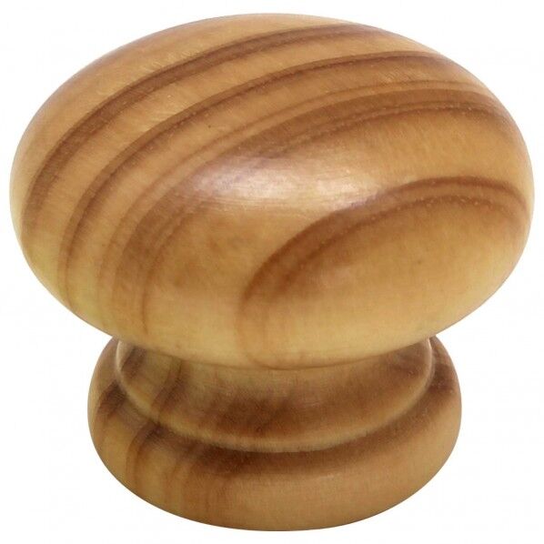 木製つまみ パイン 横幅:最大45mm、設置面の横幅:33mm、高さ:35mm TW-001 1個