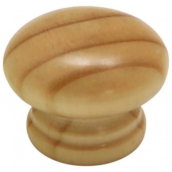 木製つまみ パイン 横幅:最大38mm、設置面の横幅:28mm、高さ:30mm TW-002 1個