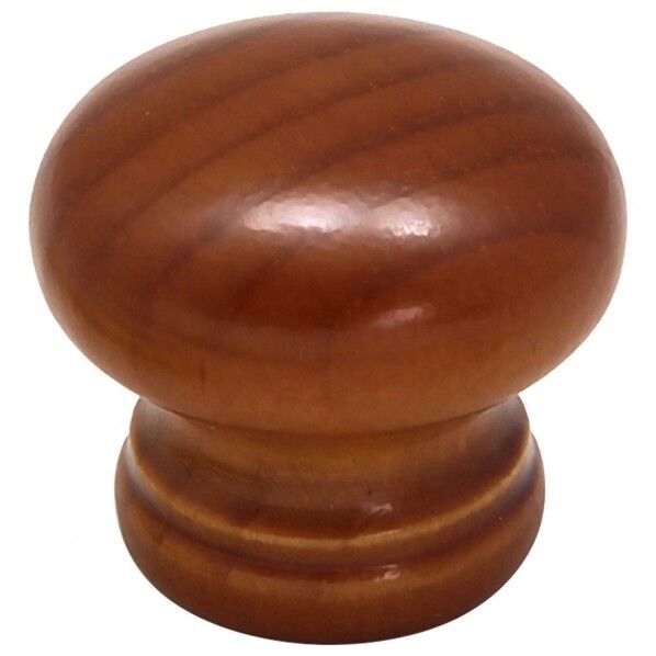 木製つまみ ダークブラウン 横幅:最大28mm、設置面の横幅:20mm、高さ:26mm TW-013 1個