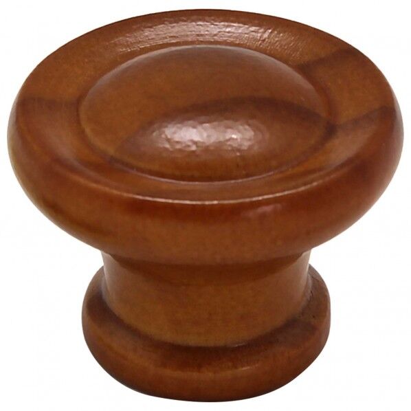 木製つまみ ダークブラウン 横幅:最大37mm、設置面の横幅:23mm、高さ:29mm TW-014 1個