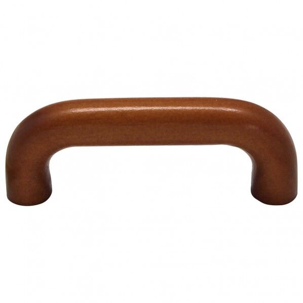 木製取手 ダークブラウン 全長:76mm、ビスピッチ:64mm、高さ:29mm TW-018 1個