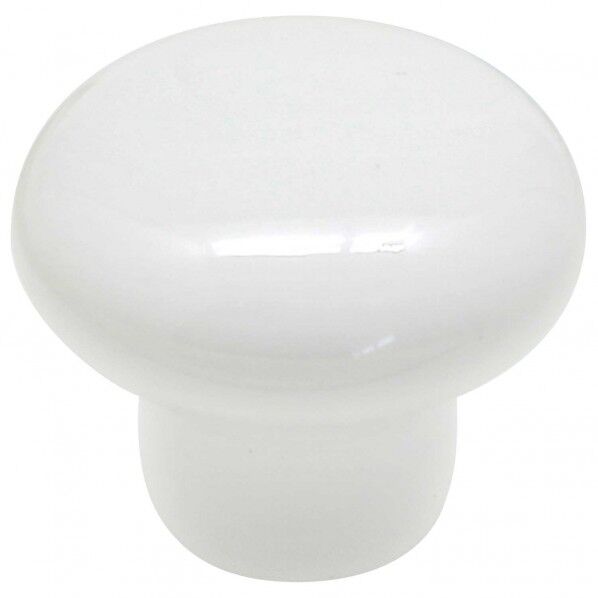 セラミックつまみ 白 高さ22mm×幅25mm TW-213 1個