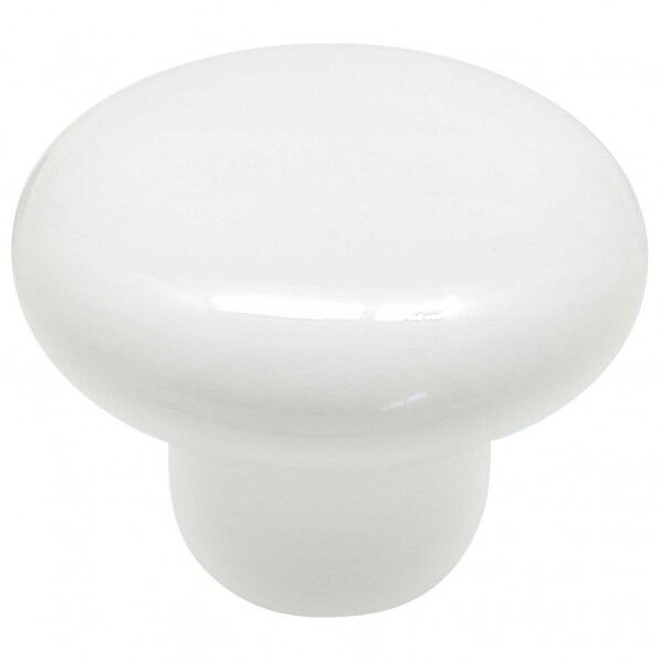 セラミックつまみ 白 W24mm×D32mm TW-214 1個