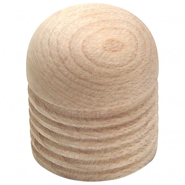 木製つまみ 生地/木地 横幅:最大20mm、設置面の横幅:20mm、高さ:23mm TW-305 1個