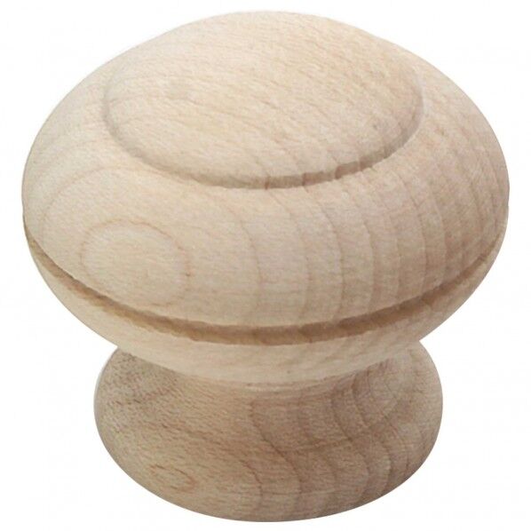 木製つまみ 生地/木地 横幅:最大32mm、設置面の横幅:24mm、高さ:29mm TW-315 1個