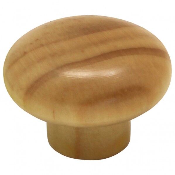 木製つまみ パイン 横幅:最大30mm、設置面の横幅:15mm、高さ:21mm TW-322 1個