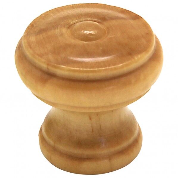 木製つまみ パイン 横幅:最大30mm、設置面の横幅:22mm、高さ:28mm TW-327 1個