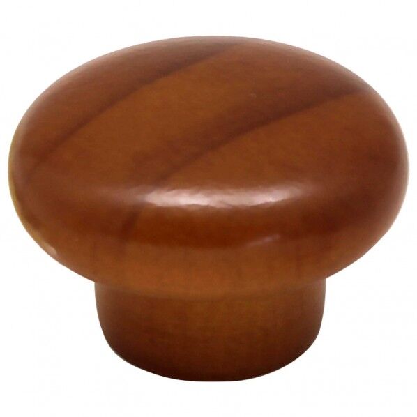 木製つまみ ダークブラウン 横幅:最大34mm、設置面の横幅:19mm、高さ:22mm TW-331 1個