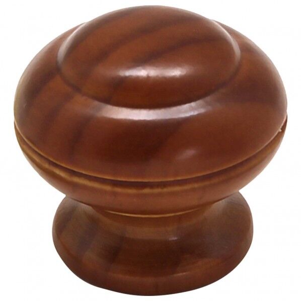 木製つまみ ダークブラウン 横幅:最大32mm、設置面の横幅:24mm、高さ:29mm TW-335 1個