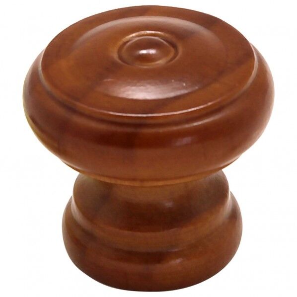 木製つまみ ダークブラウン 横幅:最大35mm、設置面の横幅:26mm、高さ:33mm TW-336 1個