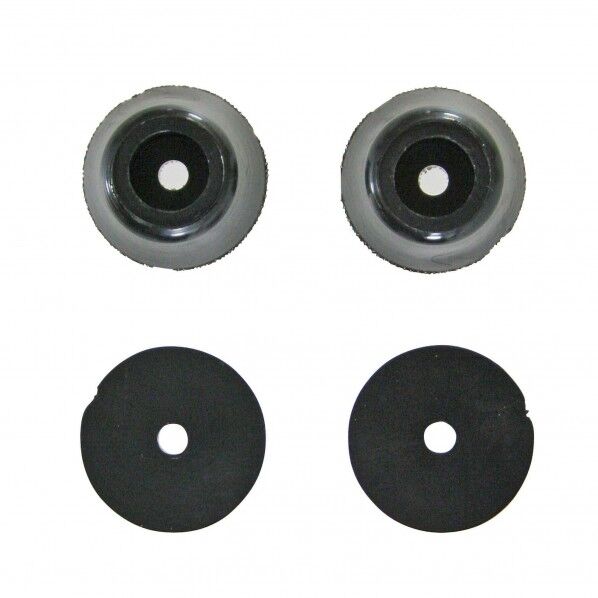 ゴムクッションパッド 黒 サイズ:18mm GCP-20B 4個