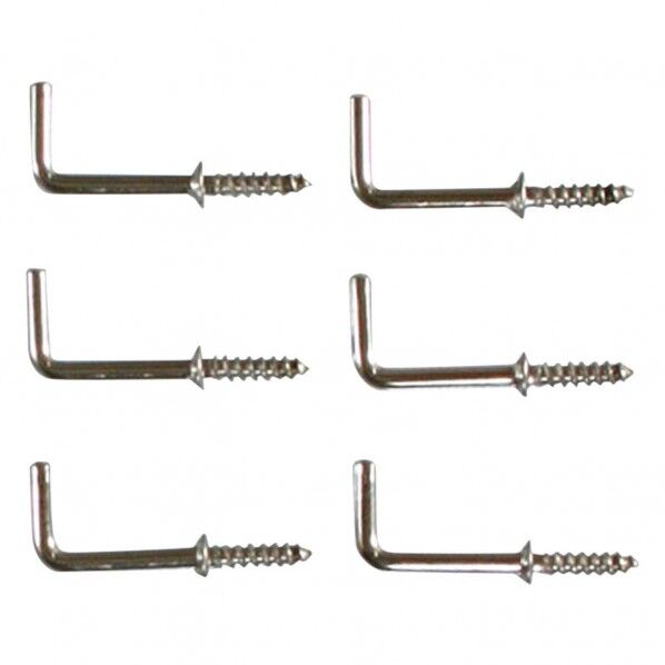 ステンレス 洋折釘 規格：20mm SH-114 6個