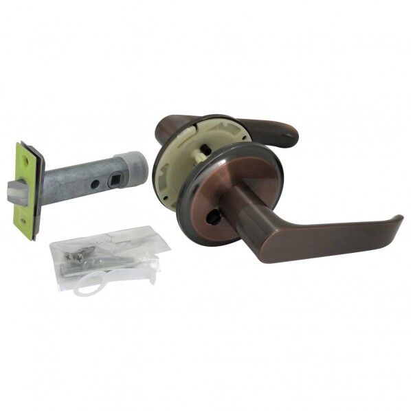 室内用レバー錠 個室用セット 個室の錠 金属製 ブロンズ バックセット:60mm SET-213B 1セット