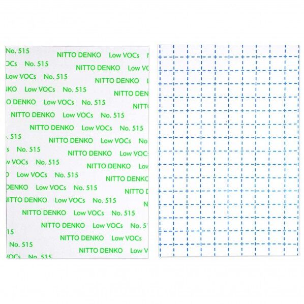 VOC抑制タイプ両面接着シート 厚さ0.25mm✕横100mm✕縦150mm NW-515 2枚