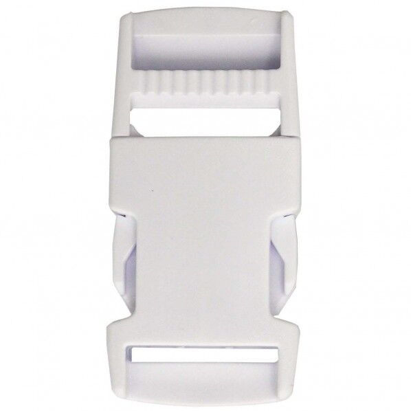 樹脂バックル 白 サイズ:25mm R-325 1個