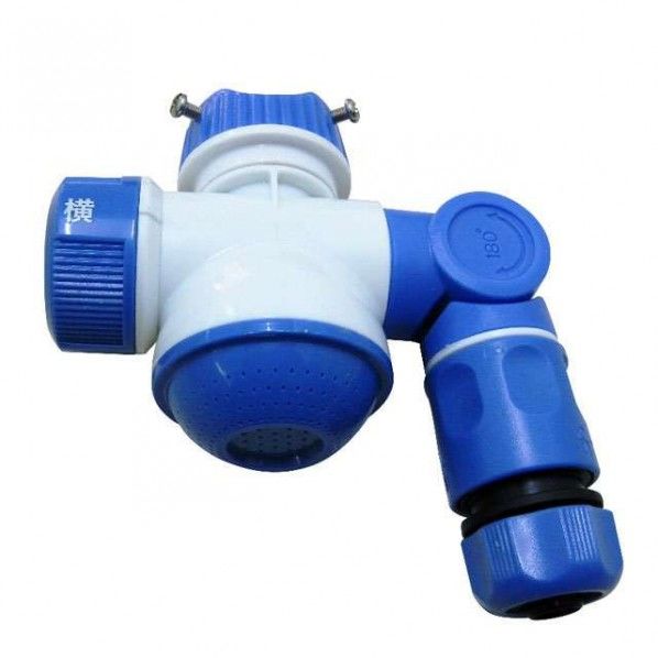 180度曲がるスリーフォーム散水コネクター 散水ホース 家庭菜園 園芸用 1個