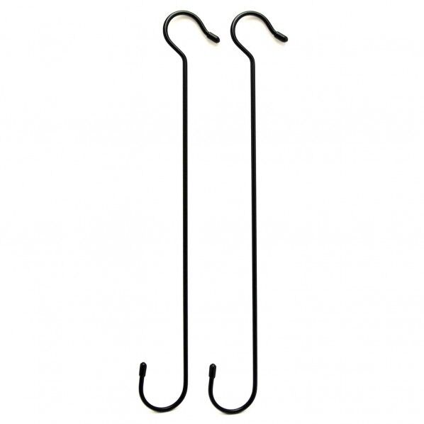 カラーSカン 黒 400mm SSー030B 2本