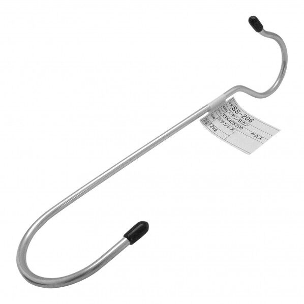 ステンSカン クロス フック内径:33・40mmフック全長:200mm シルバー SS206