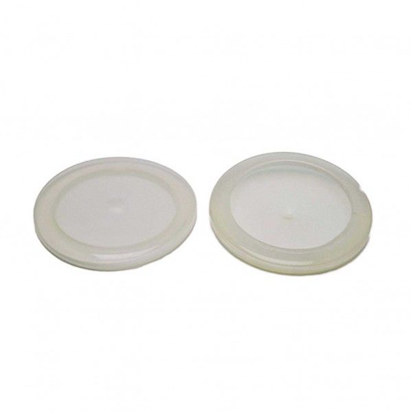 メッシュパネル伸縮ポール用キャップ クリア 厚み6mm×外径67mm EMP105 2個