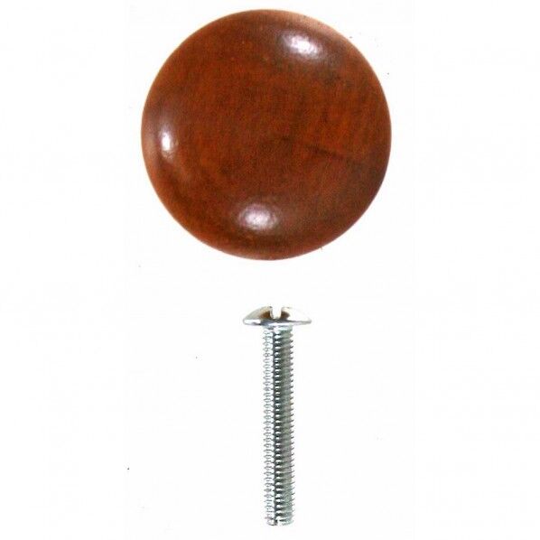 木製つまみ ダークブラウン VG218 1個