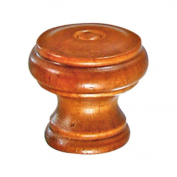 木製つまみ ダークブラウン VG225 1個