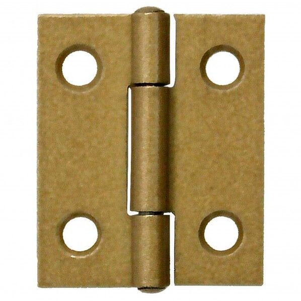 カラー丁番 ゴールド A25mm/B21mm/C・C1:4mm/D・D1:5mm/E16mm/F3φmm/G3.6φmm/H4mm/I0.7mm BH500 2個