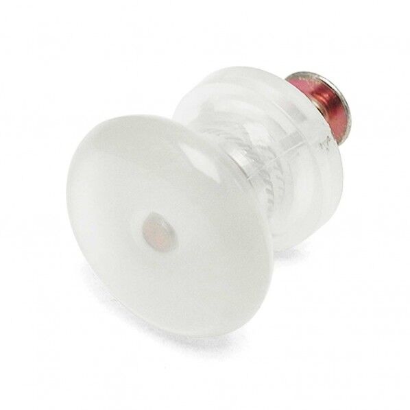 サークルツマミ クリア 全長：19.5mm幅：22.5mm設置面：19mm AN007 1個