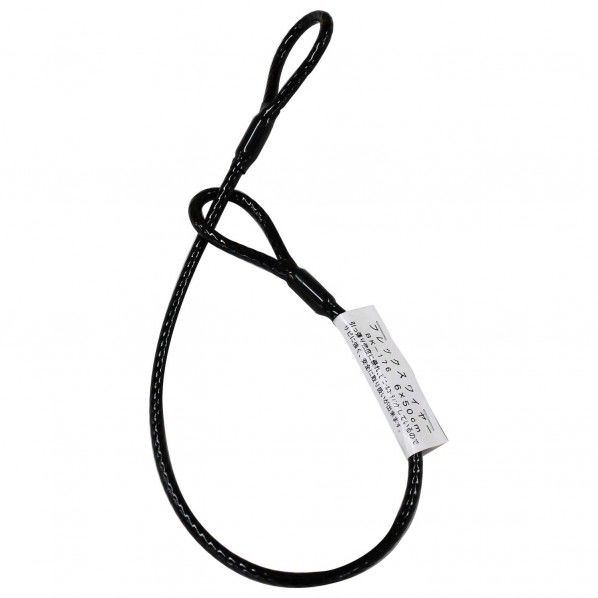 フレックスロープ 黒 サイズ:500mm BK-176 1個