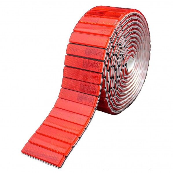 高性能反射材使用 レフテープ 赤 長さ:2.5m巻 RR-1 1個