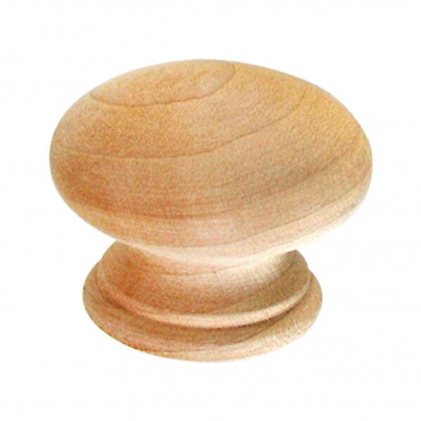 木製つまみ 木地 VG-232 1個