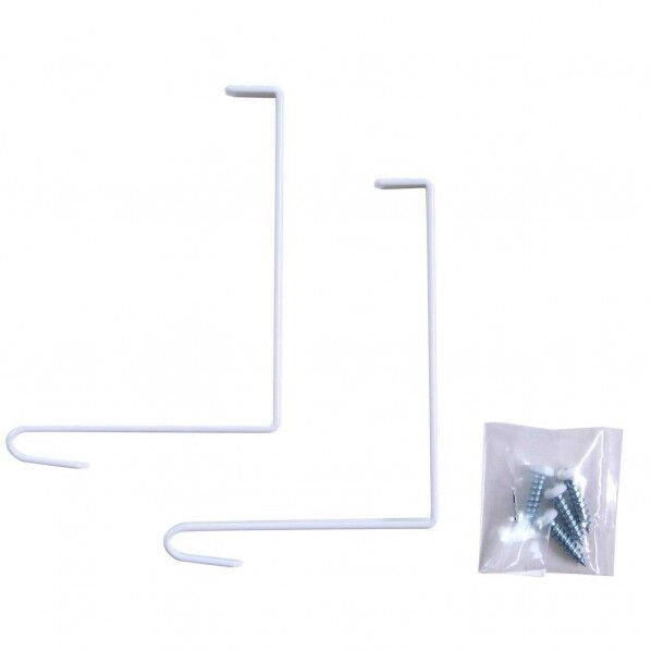 Lacety(ラスティー) 1×4材用フック 白 サイズ:約91mm LAC-030 2個